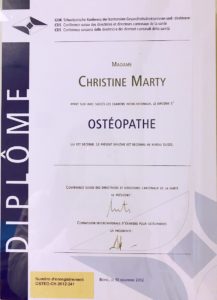 ChristineMarty-Diplôme suisse CDS